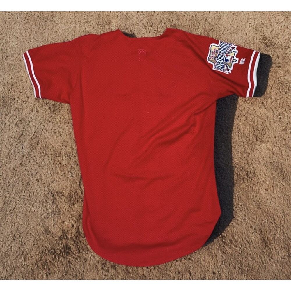 Philadelphia Phillies 1996 All Star Game BP Jersey Russell Athletic USA Sz 40 M - Picture 3 of 16